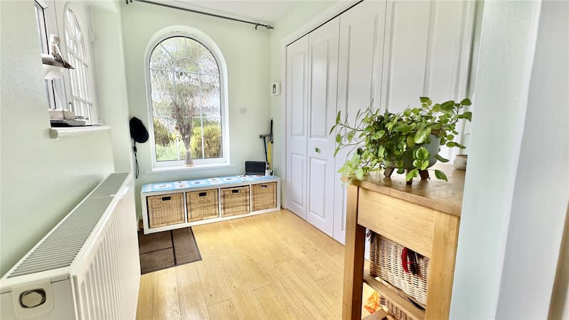 Entrance to the home