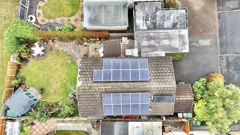 Private rear garden with space for family recreation.